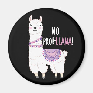 Kein Probllama Llama Magnet