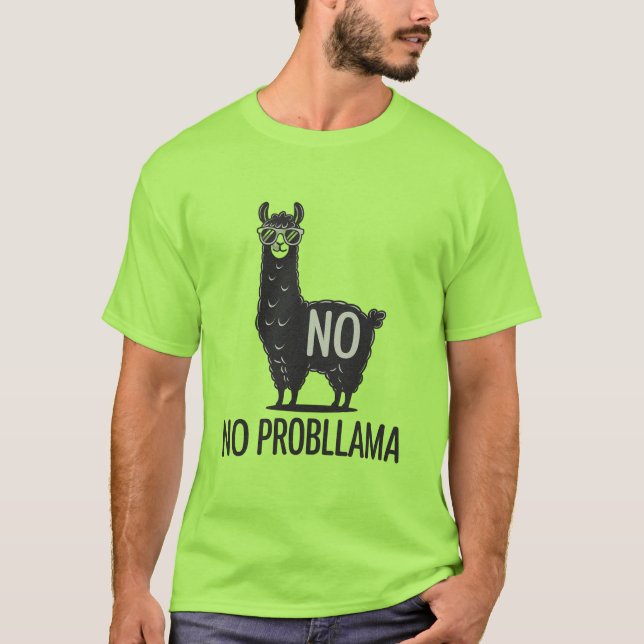 Kein Probllama T-Shirt (Vorderseite)