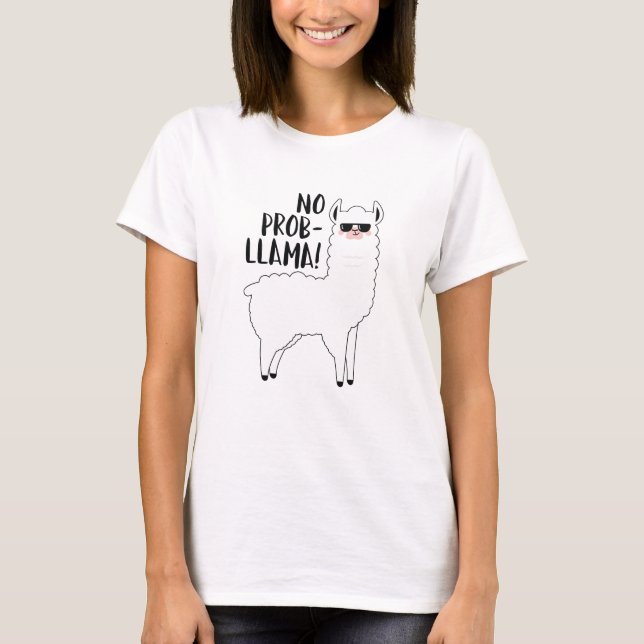 Kein Probllama T-Shirt (Vorderseite)