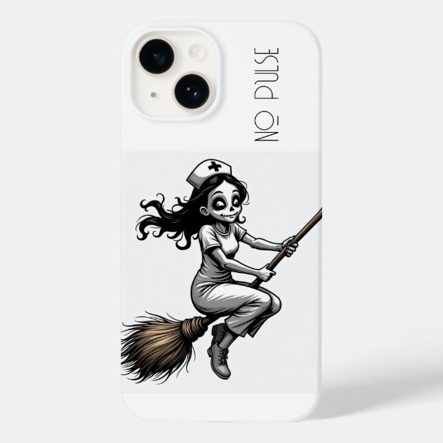 KEIN PULSE HALLOWEEN NURSE Case-Mate iPhone HÜLLE (Rückseite)