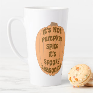 Kein Pumpkin Gewürz Funny Spooky Seasoning Slogan Milchtasse