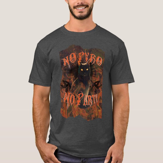 Kein Pyro Kein Party T-Shirt (Vorderseite)