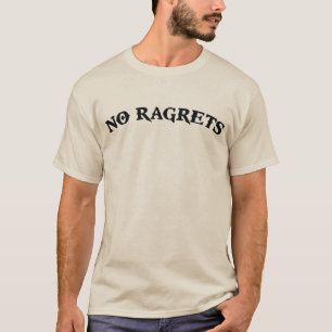 Kein Ragrets Mispelled bedauert Tätowierung T-Shirt