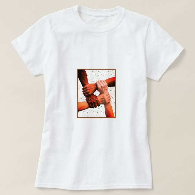 Kein Rassismus T-Shirt (Design vorne)