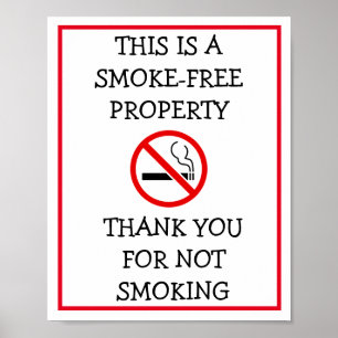 Kein Rauchen in diesem Gebäude Bitte unterschreibe Poster