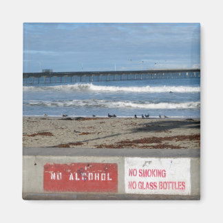 Kein Rauchen, kein Alkohol, keine Glasflaschen Magnet