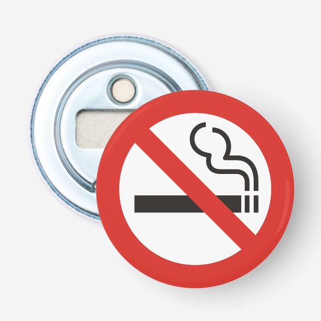 Kein Raucher-Flaschenöffner Flaschenöffner (Vorderseite)