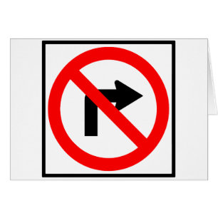 Kein rechtsdrehendes Landstraßen-Zeichen