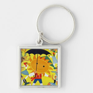 Kein Regen in Portugal~ Aber Tourist Pour in Schlüsselanhänger