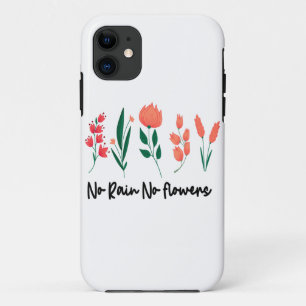 Kein Regen Keine Blume Wildblume Pflanze Case-Mate iPhone Hülle