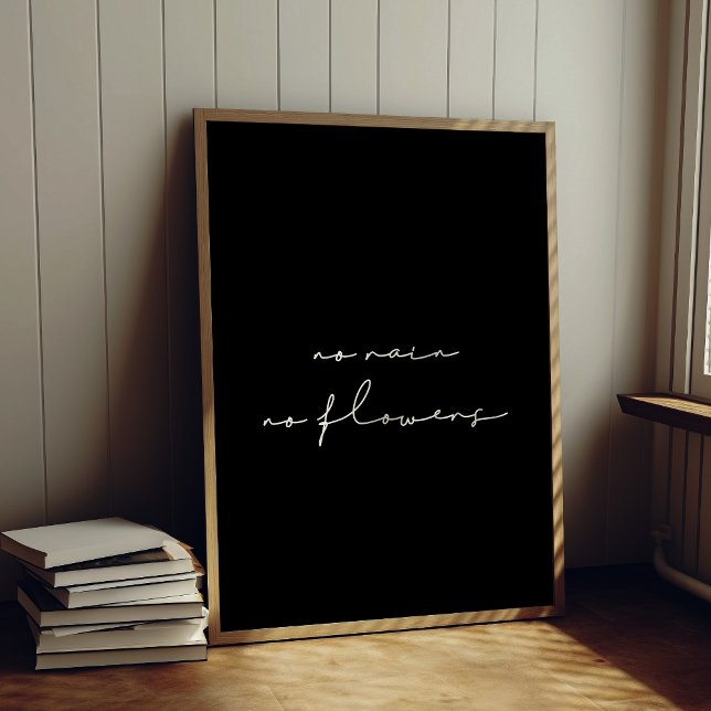 Kein Regen ohne Blume Poster (Von Creator hochgeladen)