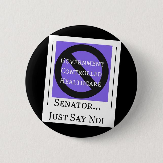 Kein Regierungs-kontrollierter Button (Vorderseite)