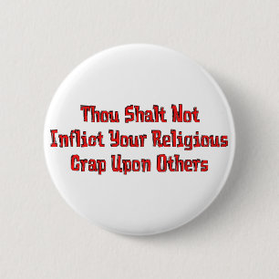 Kein religiöser Mist Button
