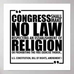 Kein Religious Law Poster