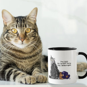 Kein Remorge Tabby Cat Funny Tasse