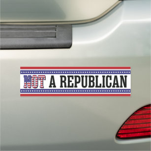 Kein republikanischer Autoaufkleber Auto Magnet
