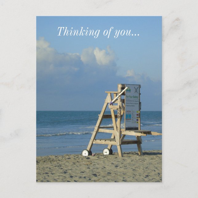 Kein Rettungsschwimmer für Zoll Postkarte (Vorderseite)