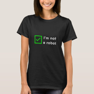 Kein Roboter - grün (dunkel) T-Shirt
