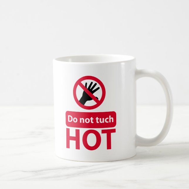 Kein rotes Zeichen für die Touch Tasse (Rechts)
