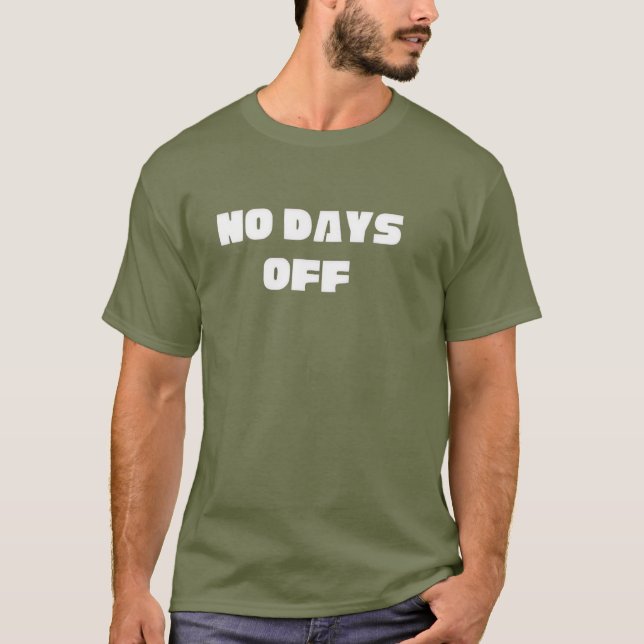 Kein Ruhetag Unisex Workout T-Shirt (Vorderseite)