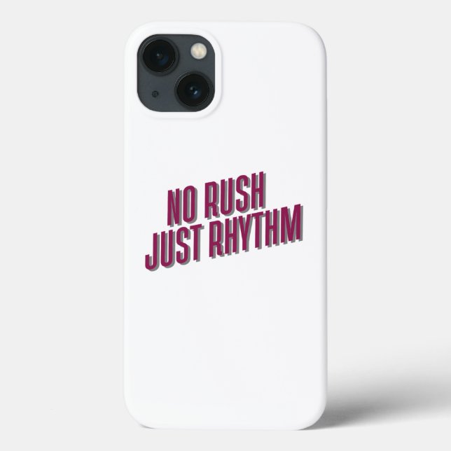 Kein Rush Just Rhythm Case-Mate iPhone Hülle (Rückseite)