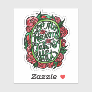 Kein Schaden nehmen SH Pagan Wiccan Art Aufkleber