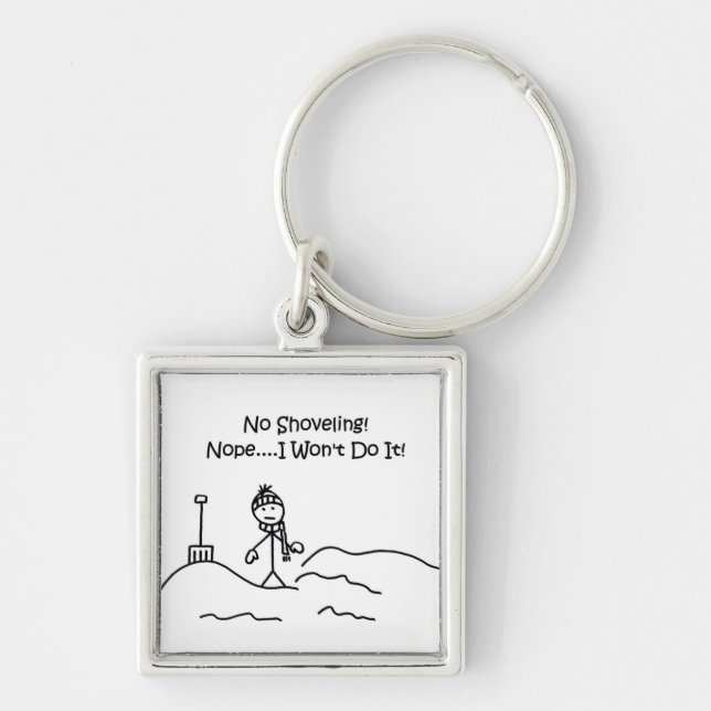 Kein schaufelnder Schlüsselanhänger (Vorne)