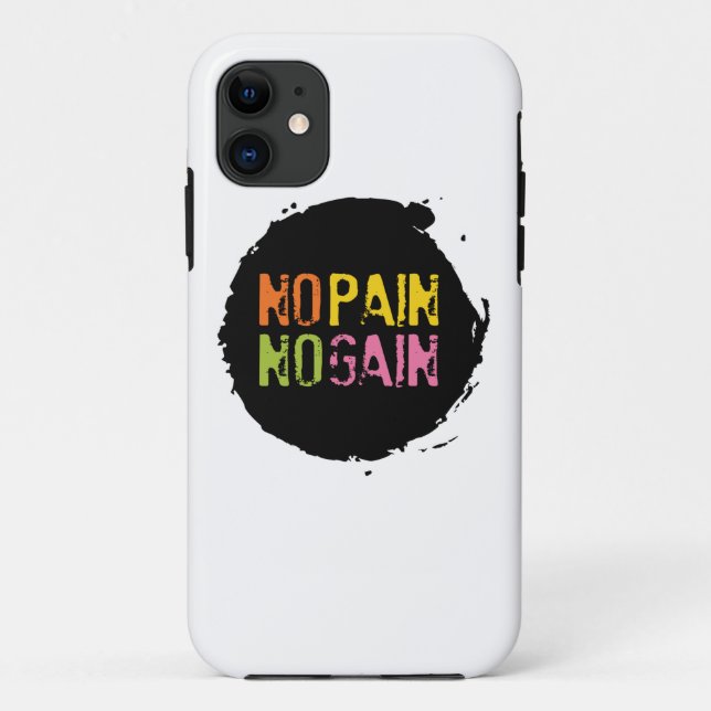 Kein Schmerz kein Gewinn Case-Mate iPhone Hülle (Rückseite)