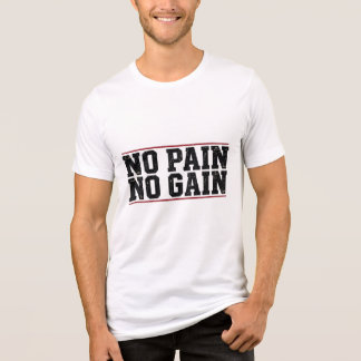 Kein Schmerz Kein Gewinn Hartes Industrielles Fitn Tri-Blend Shirt
