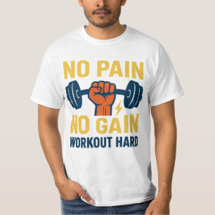 Kein Schmerz Kein Gewinn – Motivierendes Fitness-D T-Shirt