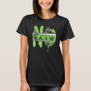 Kein Schmerz Kein Gewinn Yup Retro Grüne Bohne 5s T-Shirt