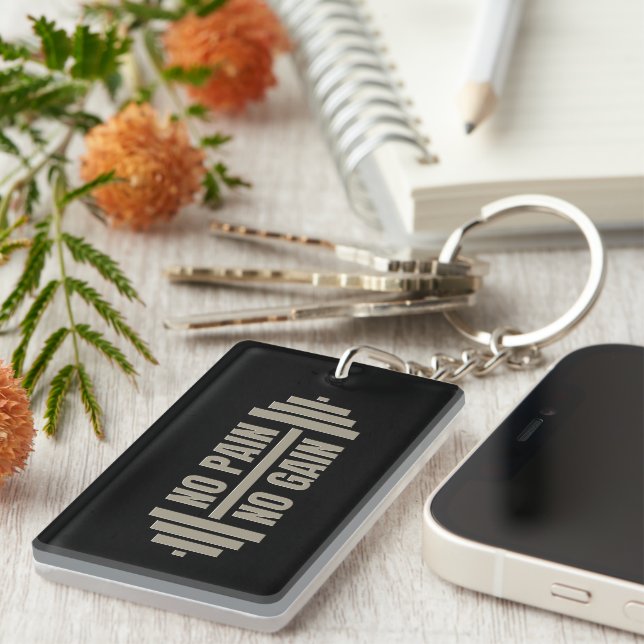 Kein Schmerz Kein Schlüsselanhänger (Vorderseite rechts)