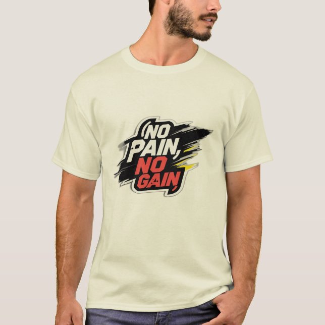 kein Schmerz T-Shirt (Vorderseite)