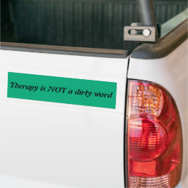 Kein schmutziges Wort Autoaufkleber