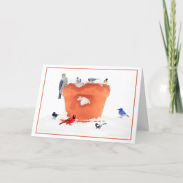 Kein Schneeflocken fällt jemals in die falschen Or Feiertagskarte