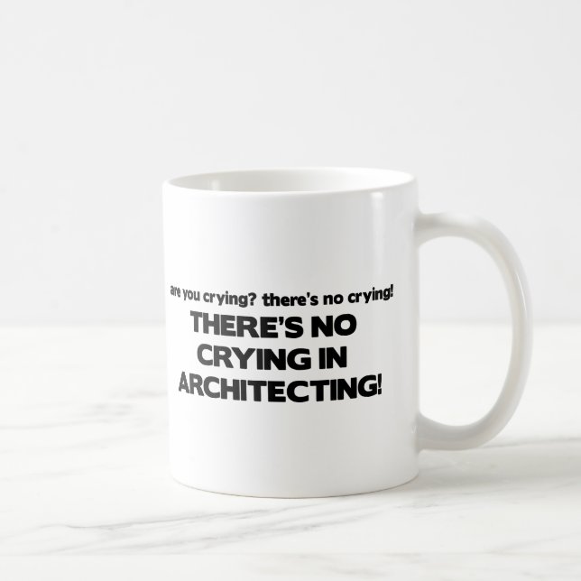 Kein Schreien in Architecting Tasse (Rechts)