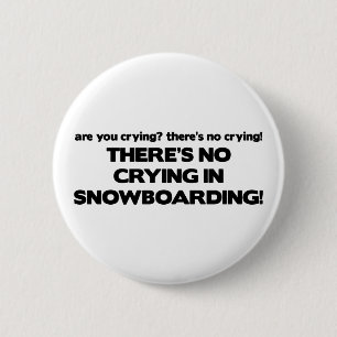 Kein Schreien - Snowboarding Button