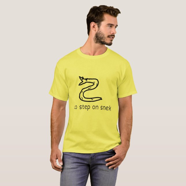 Kein Schritt auf Snek Shirt (Vorne ganz)