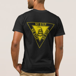 KEIN SCHRITT Gadsden Snake Militärische Luftfahrt T-Shirt