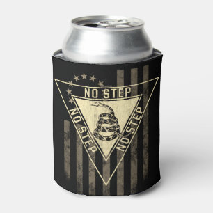KEIN SCHRITT MILITÄR GADSDEN SNAKE AMERIKAN FLAG DOSENKÜHLER