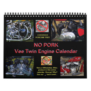 KEIN SCHWEIN 2013 Vee Twin Motorradmotor Kalender