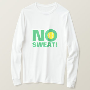 Kein Schweiß! Cooles Langarm-Tennis-Shirt für Männ T-Shirt