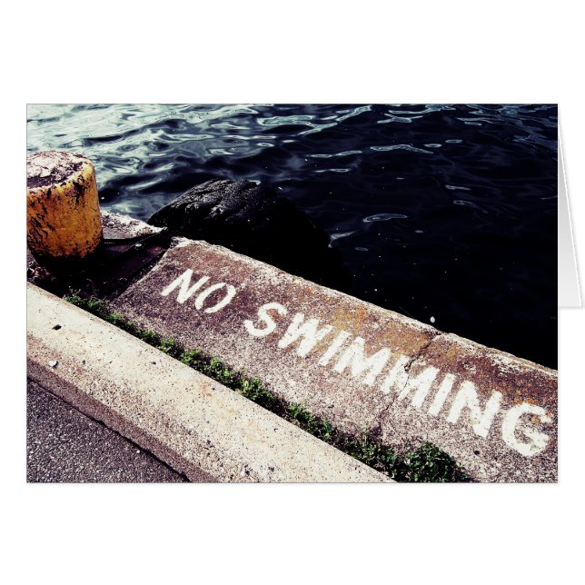 Kein Schwimmen (Vorderseite (Horizontal))