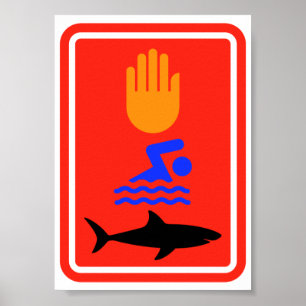Kein Schwimmen... Haie in der Region Poster