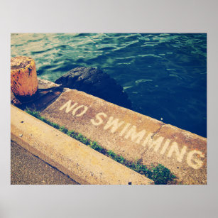 Kein Schwimmen Poster