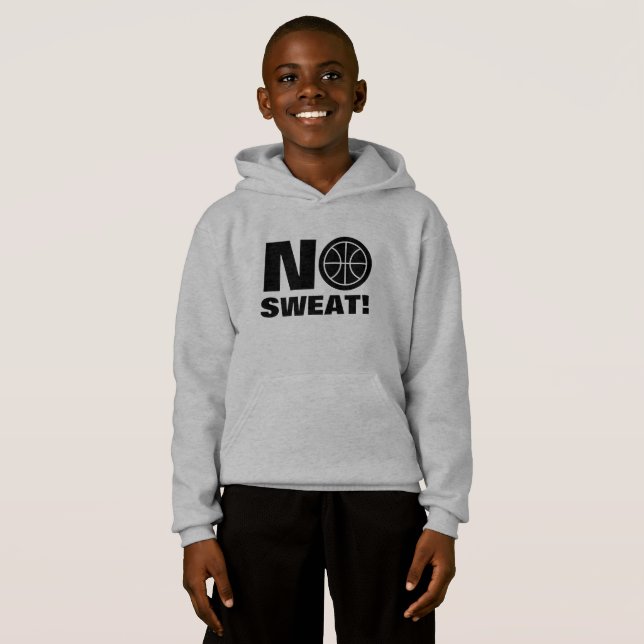 Kein Schwitzen für Kinder Sportschuhe für Basketba Hoodie (Vorne ganz)