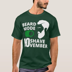 Kein Shave-November-Bartmodus auf T-Shirt