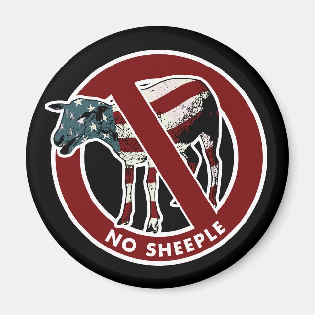 Kein Sheeple Magnet (Vorne)