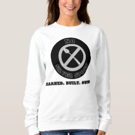 Kein silberer Löffel™ vom Raster bis zur Körpergrö Sweatshirt