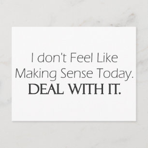 Kein Sinn heute Postkarte